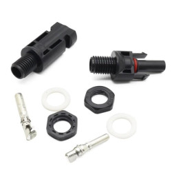 100 pairs MC4 PANEL MOUNT M12 Thread 1000V 30A M/F Solar Panel Surya