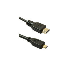Kabel Micro-HDMI Panjang 1.5 Meter untuk Raspberry Pi 5/Pi 4/Orange Pi/Arduino/Mini PC