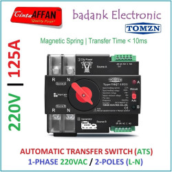 ATS AC 125A 220V 2P Automatic Transfer Switch