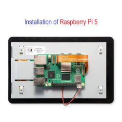 KIT-5E(128)  Raspberry Pi 5 (8GB RAM) KIT LCD 7 Inch MicroSD 128GB - Complete SET SIAP PAKAI