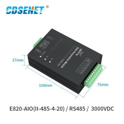 EBYTE E820-AIO (II-485-4-20) V2 Remote Terminal Unit 4-AI Modbus RS485