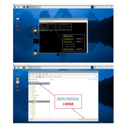KIT-2B(128)  Raspberry Pi 4 (4GB RAM) KIT SATA NGFF SSD 128GB - Complete SET SIAP PAKAI