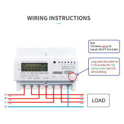 80A TUYA IVAP 3-Phase SMART Energy kWh Meter EXPORT-IMPORT Pre-Payment