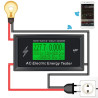 AC 230V 0-100A Volt Ampere Power kWh Energy Meter dengan Bluetooth