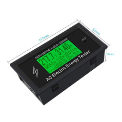 AC 230V 0-100A Volt Ampere Power kWh Energy Meter dengan Bluetooth