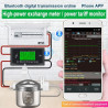 AC 230V 0-100A Volt Ampere Power kWh Energy Meter dengan Bluetooth