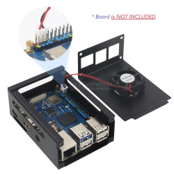 Geekworm N510 METAL CASE for Orange Pi 3B V1.1 (NOT COMPATIBLE FOR Orange Pi 3B V2.1)