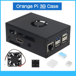 Geekworm N510 METAL CASE for Orange Pi 3B V1.1 (NOT COMPATIBLE FOR Orange Pi 3B V2.1)