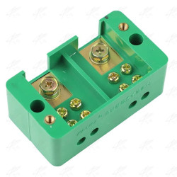 AC/DC Wire Combiner (2-IN to 4-OUT) Junction Box Solar Panel Surya