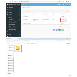 512GB SSD NVME Network Attached Storage NAS SERVER OpenMediaVault OMV