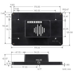 KIT-5G(512)  Raspberry Pi 5 (8GB RAM) KIT LCD 7 Inch SSD NVME 512GB - Complete SET SIAP PAKAI