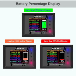 DC 0-1000V 0-30A Volt Ampere Power kWh Energy Meter dengan Bluetooth