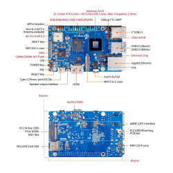 Orange Pi 4 PRO - 6GB RAM Allwinner A733 with 8-Core CPU Embedded 3-TOPS NPU