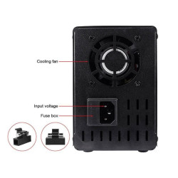 NICE POWER Adjustable DC Switching Power Supply 0-120V 0-3A - BLACK