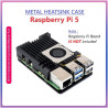 Metal Heatsink CASE - Raspberry Pi 5 (with Cooling Fan)