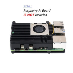 Metal Heatsink CASE - Raspberry Pi 5 (with Cooling Fan)