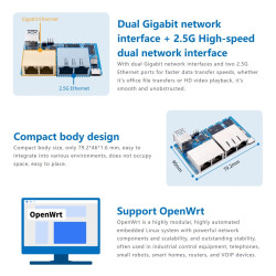 Orange Pi R2S - 2GB RAM (with on-board 8GB eMMC)