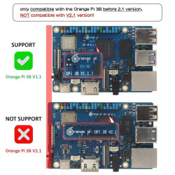 Metal CASE - Orange Pi 3B (with Cooling Fan)