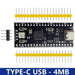 MicroController Board Raspberry PI RP2040 USB-C TYPE-C - 4MB Flash