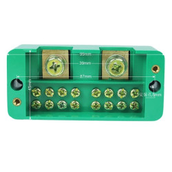 AC/DC Wire Combiner (2-IN to 8-OUT) Junction Box Solar Panel Surya