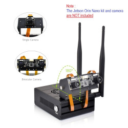 METAL Case Suitable for Jetson Orin Nano Developer Kit and Jetson Orin NX Kit with Camera Holder