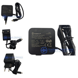 OFFICIAL Raspberry Pi 27W USB-C Power Supply Adaptor 5.1V 5A BLACK color for Raspberry Pi 5