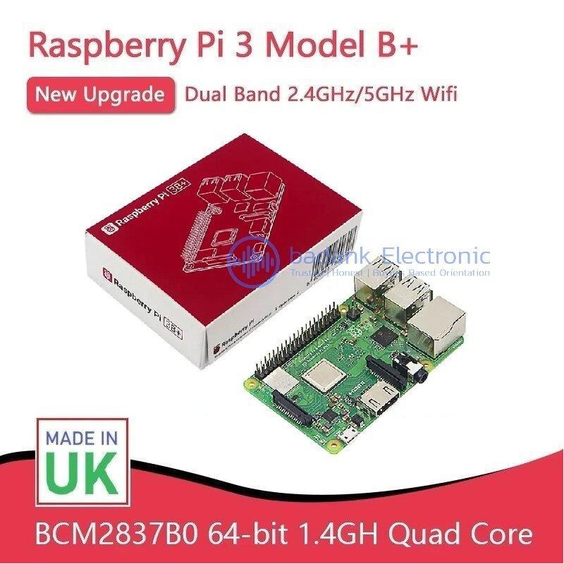 Raspberry Pi 3 Model B Broadcom BCM2837B0 Cortex-A53 (ARMv8) 64-bit SoC 1.4GHz 1GB LPDDR2 SDRAM