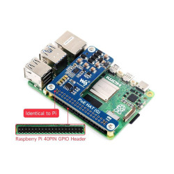 Power Over Ethernet PoE HAT (G) For Raspberry Pi 5 / CM 5