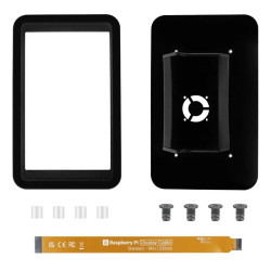 Raspberry Pi 5 Compatible LCD Case of OFFICIAL Raspberry Pi 7 Inch Touchscreen Display