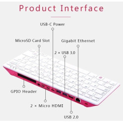 Raspberry Pi 400 - (US Keyboard) Main Unit Only