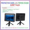 Protective Case (with TRIPOD) For Official LCD 7 Inch Raspberry Pi Touch Display 2
