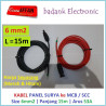 Sepasang Kabel 6 mm2 dari MC4 Panel Surya ke MCB / SCC L  15 meter