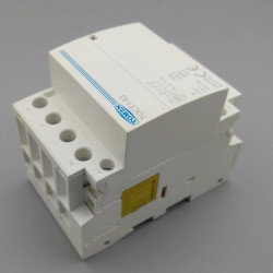 TOCT1 4P 25A 4NO AC CONTACTOR DIN RAIL COIL 220VAC CONTACT 400VAC