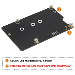 SSD NVME M.2 BASE BOARD SHIELD for Raspberry Pi 5