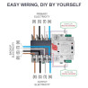 ATS 3 Phase 100A 4P 380V Automatic Transfer Switch Solar Cell Panel