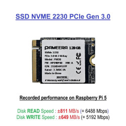 KIT-5A(128)  Raspberry Pi 5 (8GB RAM) KIT NVME SSD 128GB - Complete SET SIAP PAKAI