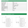 MC4 Cabang 6 (6-IN to 1-OUT) 6T T-Type 1000V Max 50A Solar Panel Surya
