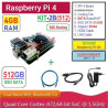 KIT-2B(512)  Raspberry Pi 4 (4GB RAM) KIT SATA NGFF SSD 512GB - Complete SET SIAP PAKAI