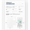 SDM220-ECL Backlight Energy Meter 80A 220V kWh Electric Consumption