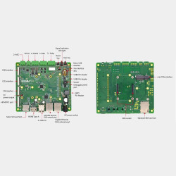 Industrial Backplane for Raspberry Pi Compute Module 4 CM4 HAT