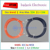 Kabel 6 mm2 Solar Charge Controller SCC ke MCB L3M Solar Panel Surya
