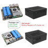 SUPTRONICS X1201 UPS Shield 5.1V 5A 2-Cell 18650 Batt Holder with Metal Case for Raspberry Pi 5
