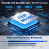 PELADN Mini PC Intel Celeron N5105 (2.9GHz Max Burst Frequency) - 8GB RAM 256GB SSD