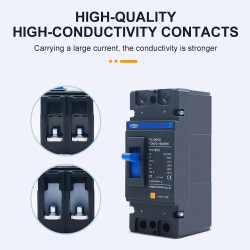 MCCB DC 2P 63A 1000V Molded Case Circuit Breaker Panel Surya PLTS