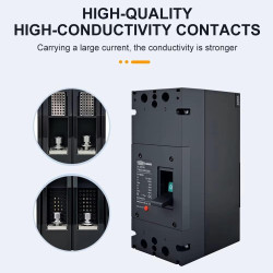 MCCB DC 2P 350A 1500V Molded Case Circuit Breaker Panel Surya PLTS