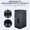 MCCB DC 2P 350A 1500V Molded Case Circuit Breaker Panel Surya PLTS
