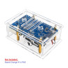 Acrylic Case Compatible for Orange Pi 4 PRO with Cooling Fan  Heatsinks