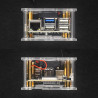 Acrylic Case Compatible for Orange Pi 4 PRO with Cooling Fan  Heatsinks