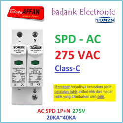 AC SPD 1PN 275V 20KA-40KA Surge Protect Device House Office Arrester