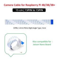 150mm FFC CAMERA CABLE 15-Pin to 15-Pin Length 15cm for Raspberry Pi 4B/3B Jetson Nano etc
